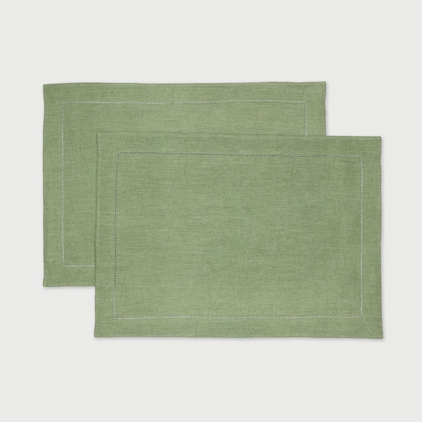 Fern Linen Table Mats | Set of 2