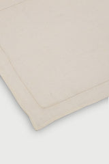 White Linen Table Mats | Set of 2