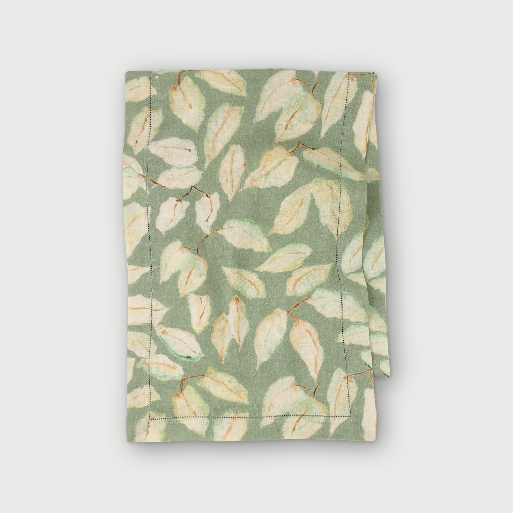 Grove Fern Linen Table Runner
