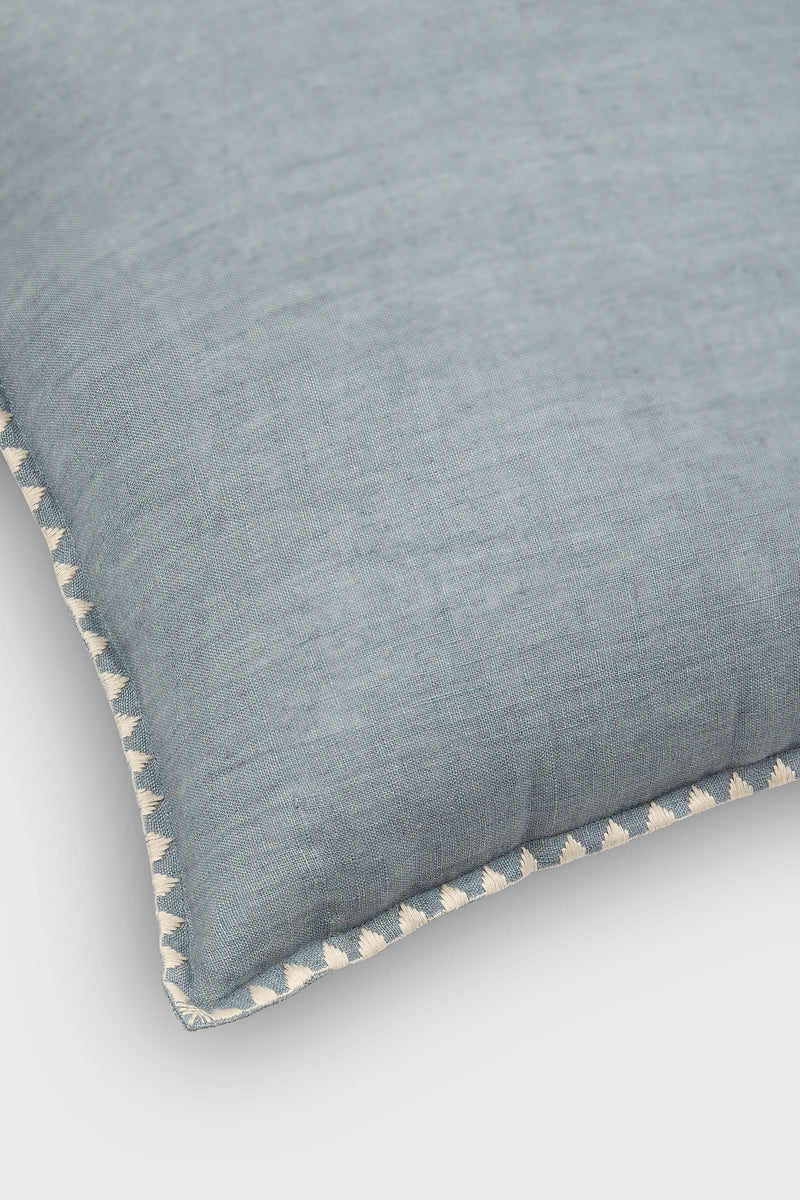 Mirage Azure Linen Cushion Cover