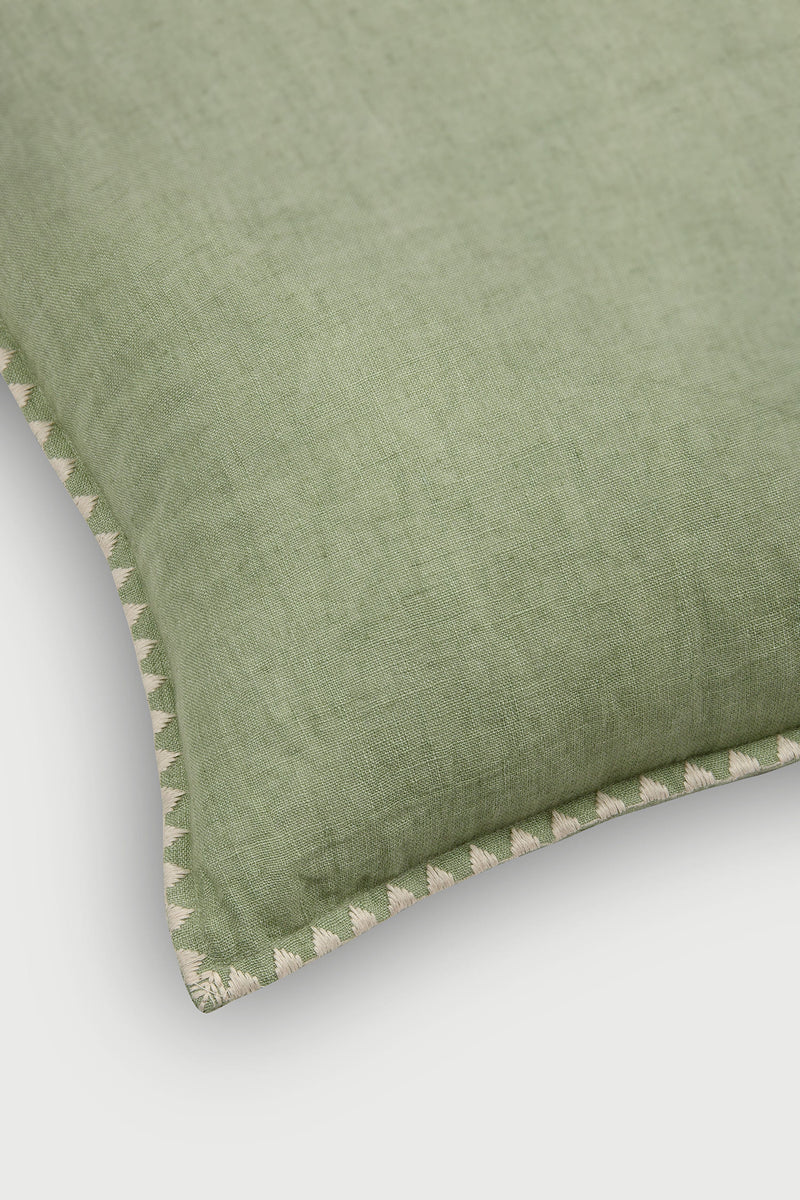 Mirage Fern Linen Cushion Cover