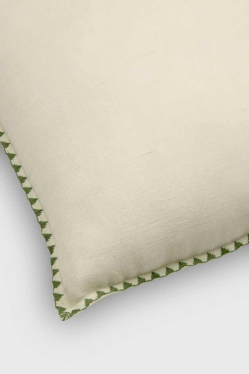 Mirage Pistachio Linen Cushion Cover