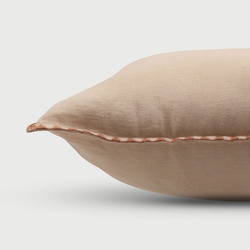 Mirage Soft Pink Linen Cushion Cover