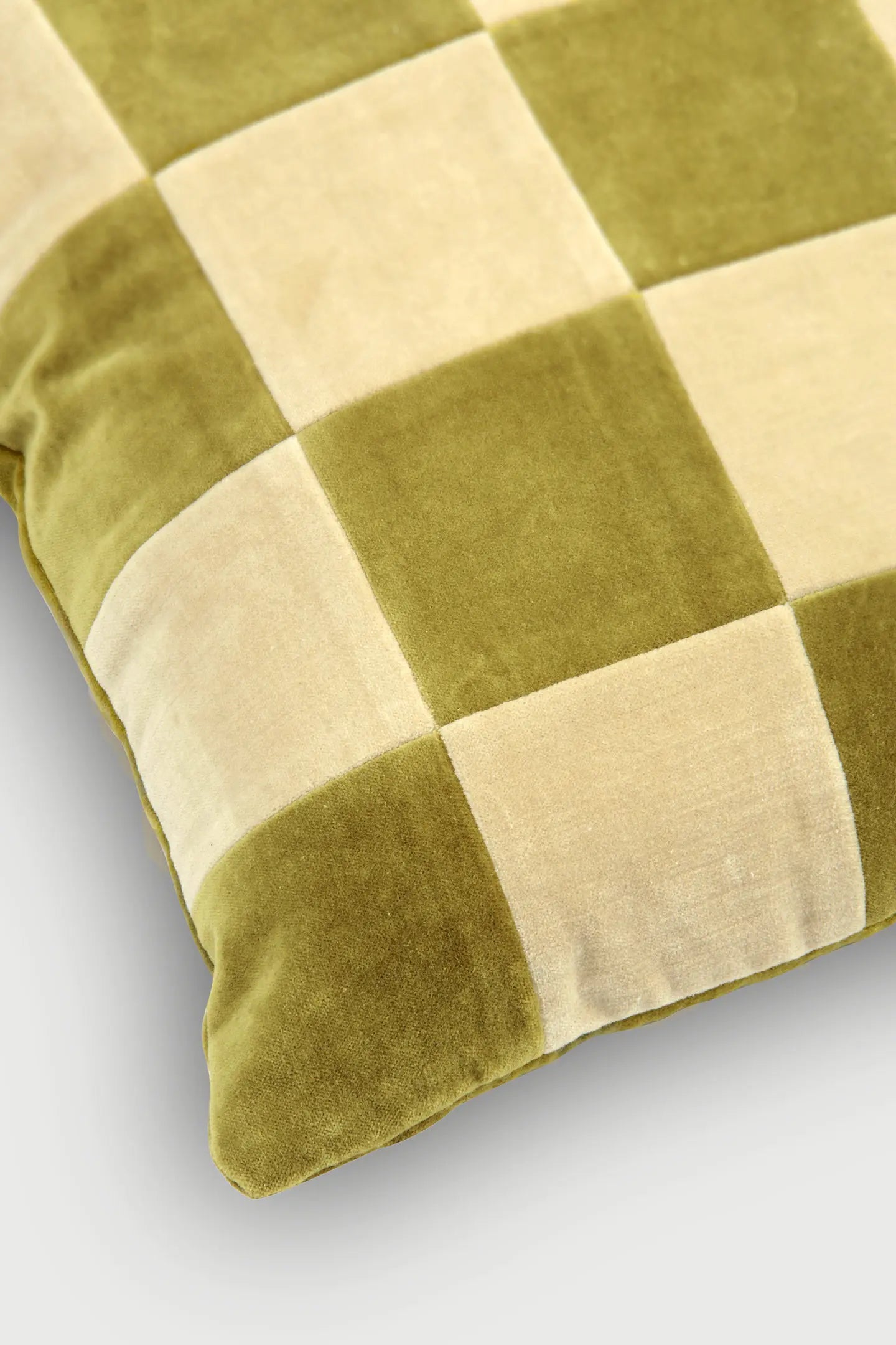 Fig Olive Velvet Cushion Cover SanctuaryLiving