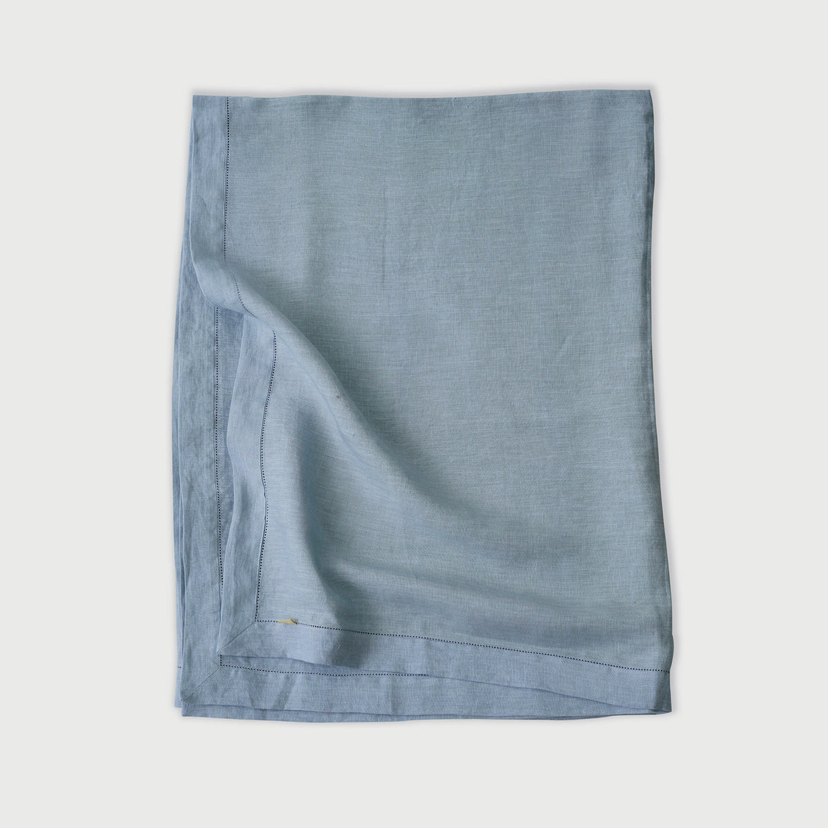 Baby Blue Linen Table Cover