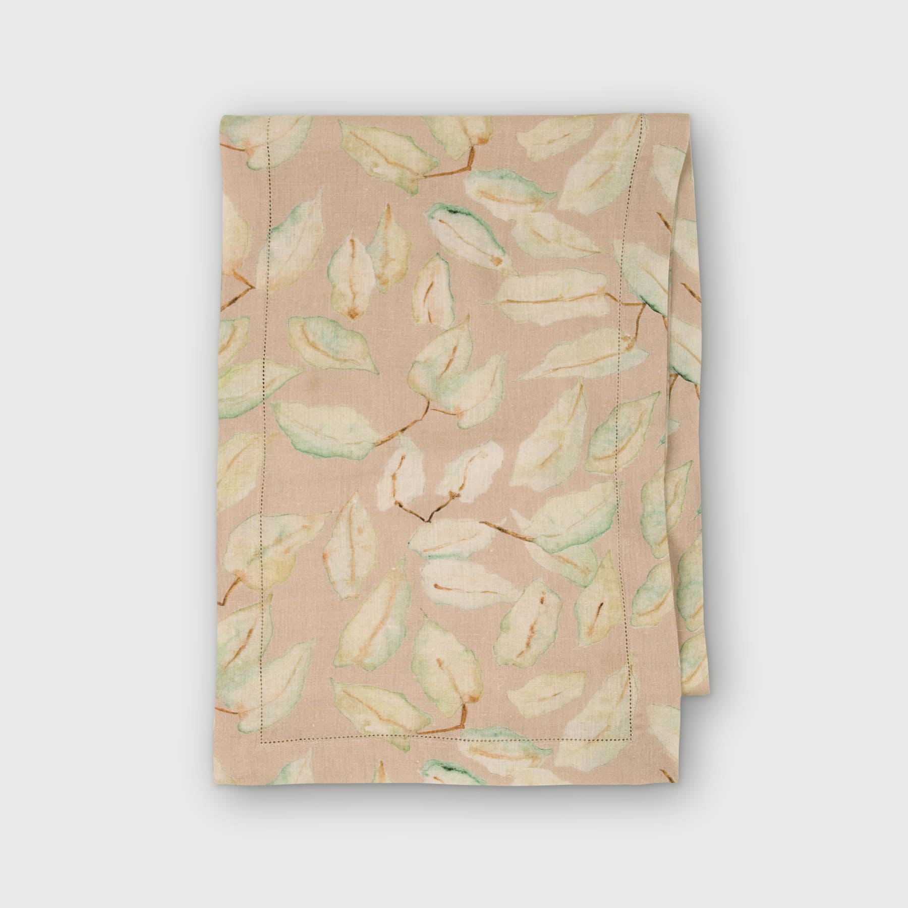 Grove Blush Linen Table Runner
