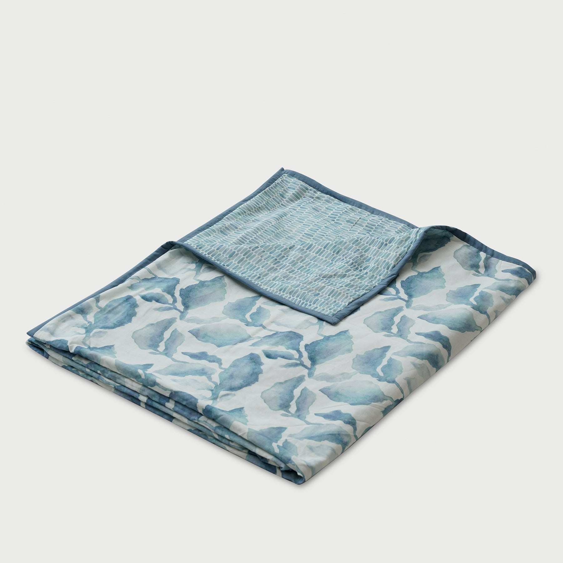 Cascade Speckle Blue Cotton Dohar