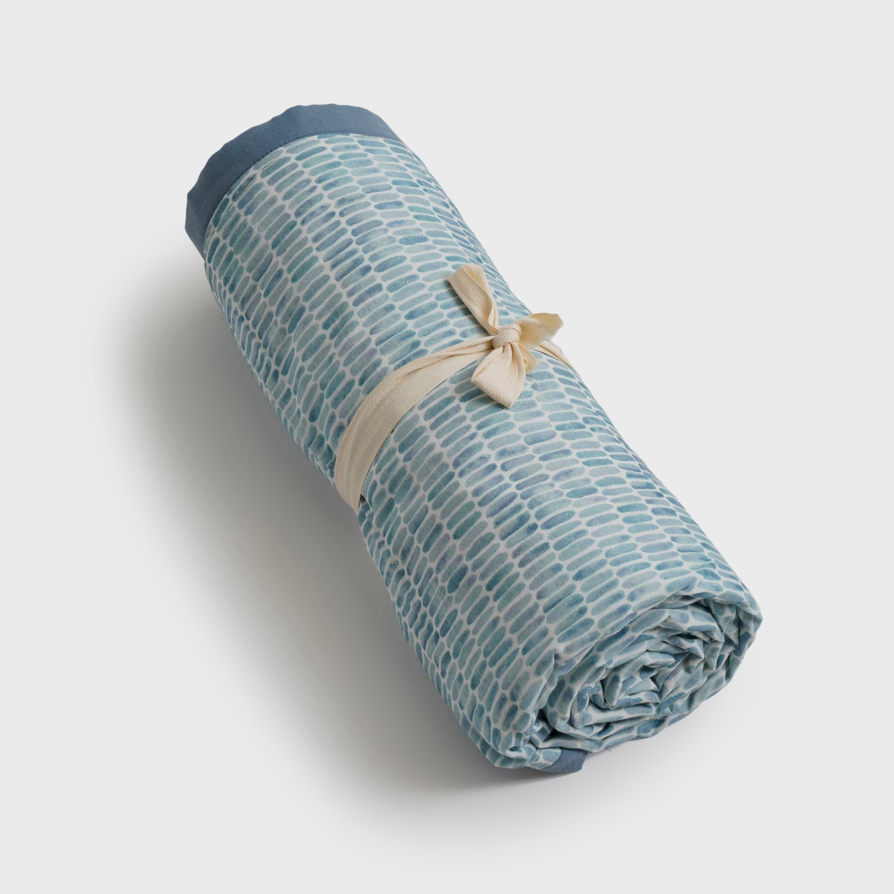 Cascade Speckle Blue Cotton Dohar