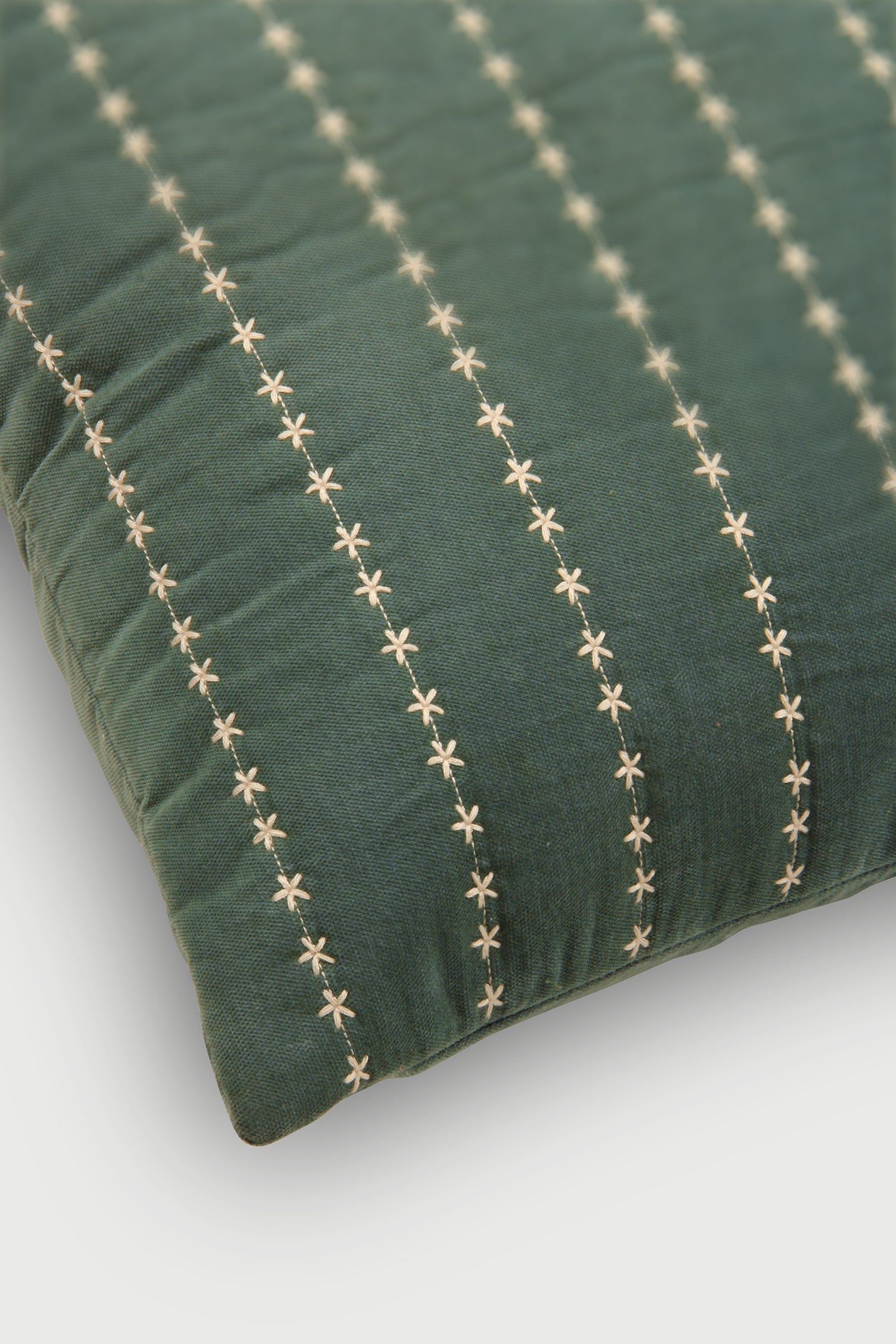Sitara Eucalyptus Velvet Cushion Cover