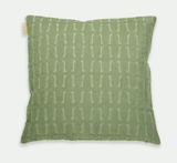 Twig Fern Embroidered Cushion Cover
