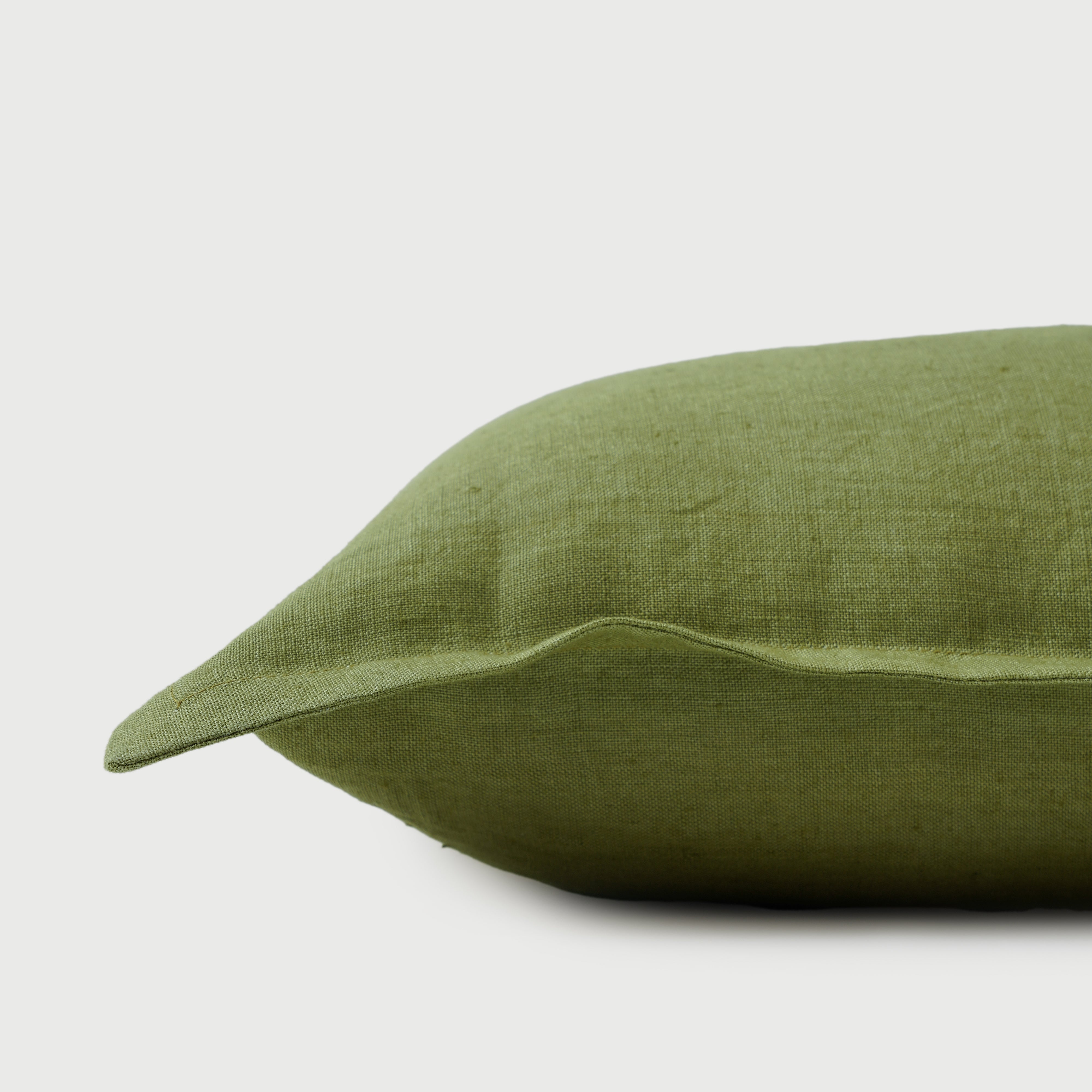 Olive Linen Euro Sham