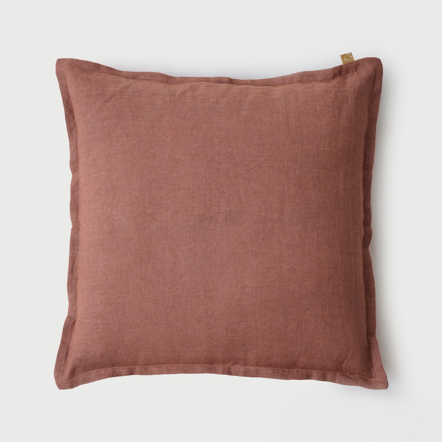 Rhubarb Linen Cushion Cover