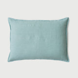 Powder Blue Linen Pillow Cover
