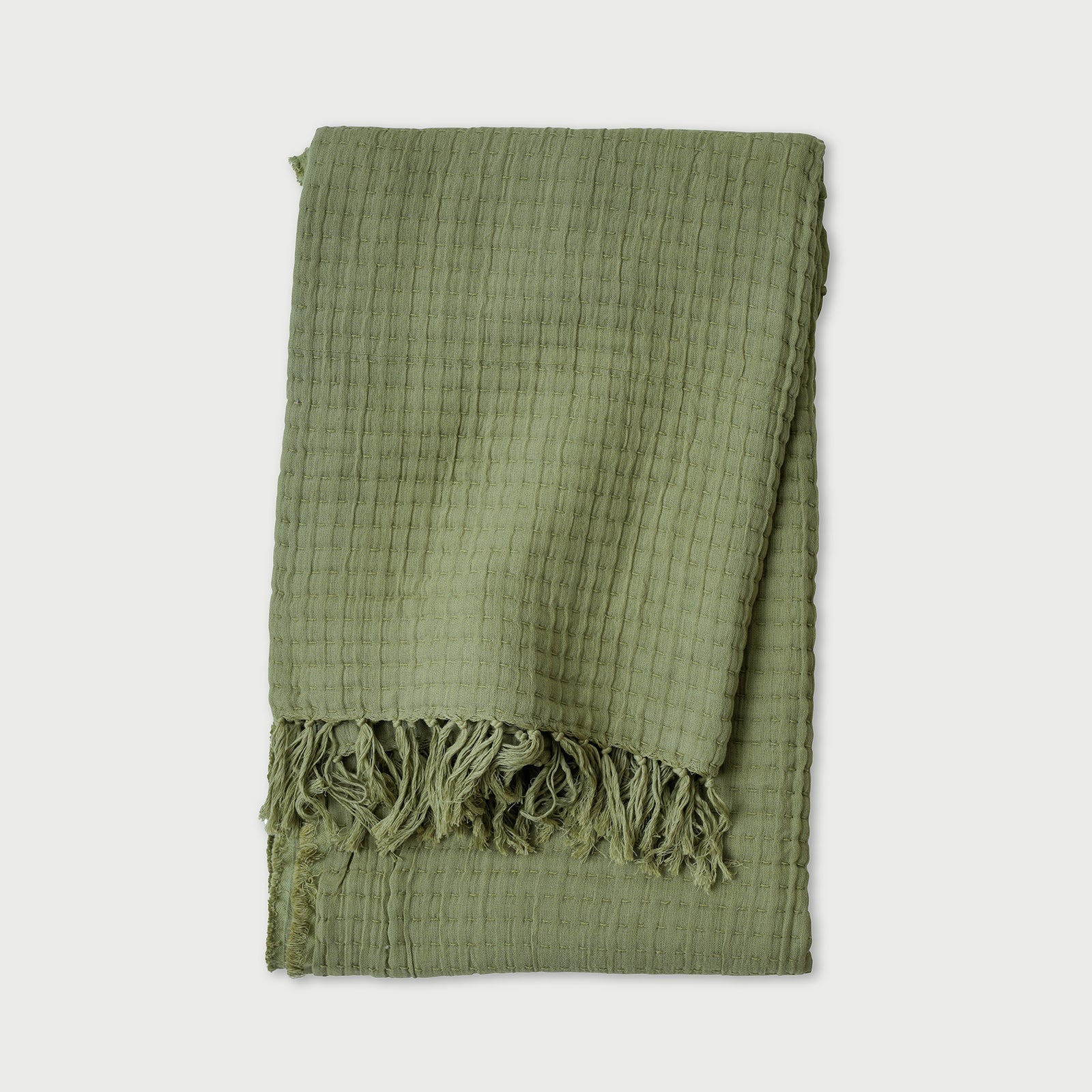 Trail Sage Cotton Throw