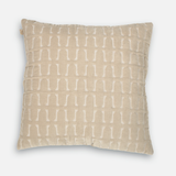 Twig Oatmeal Embroidered Cushion Cover