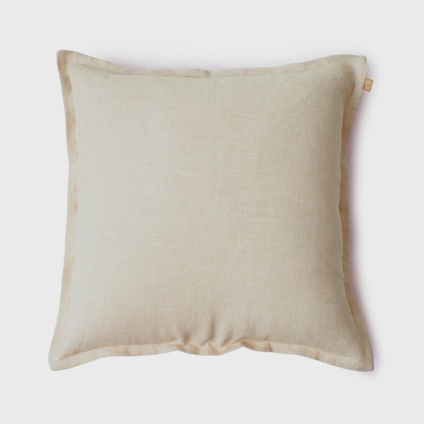 Oatmeal Linen Euro Sham