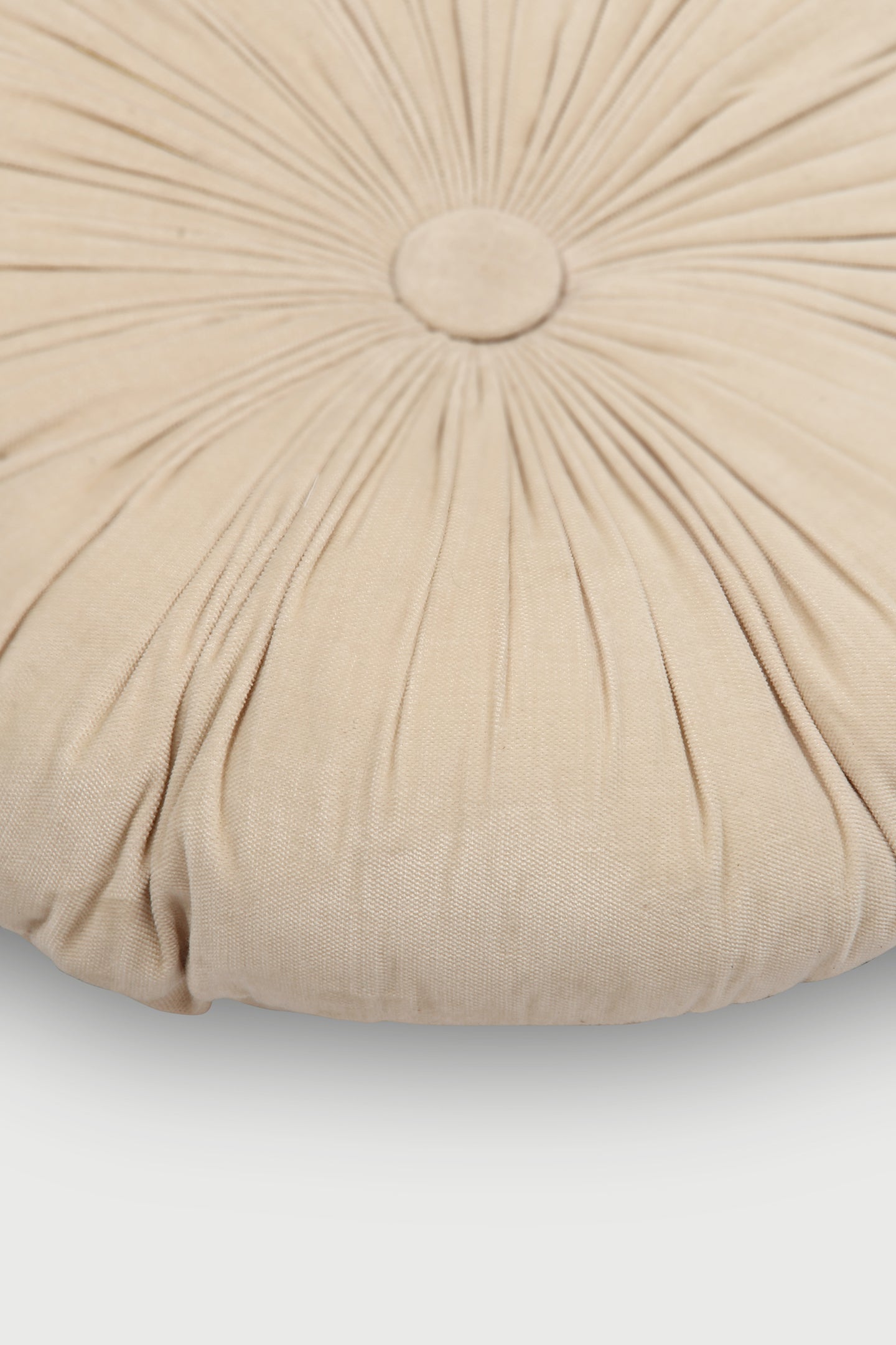 Cuddle Oatmeal Velvet  Round Cushion