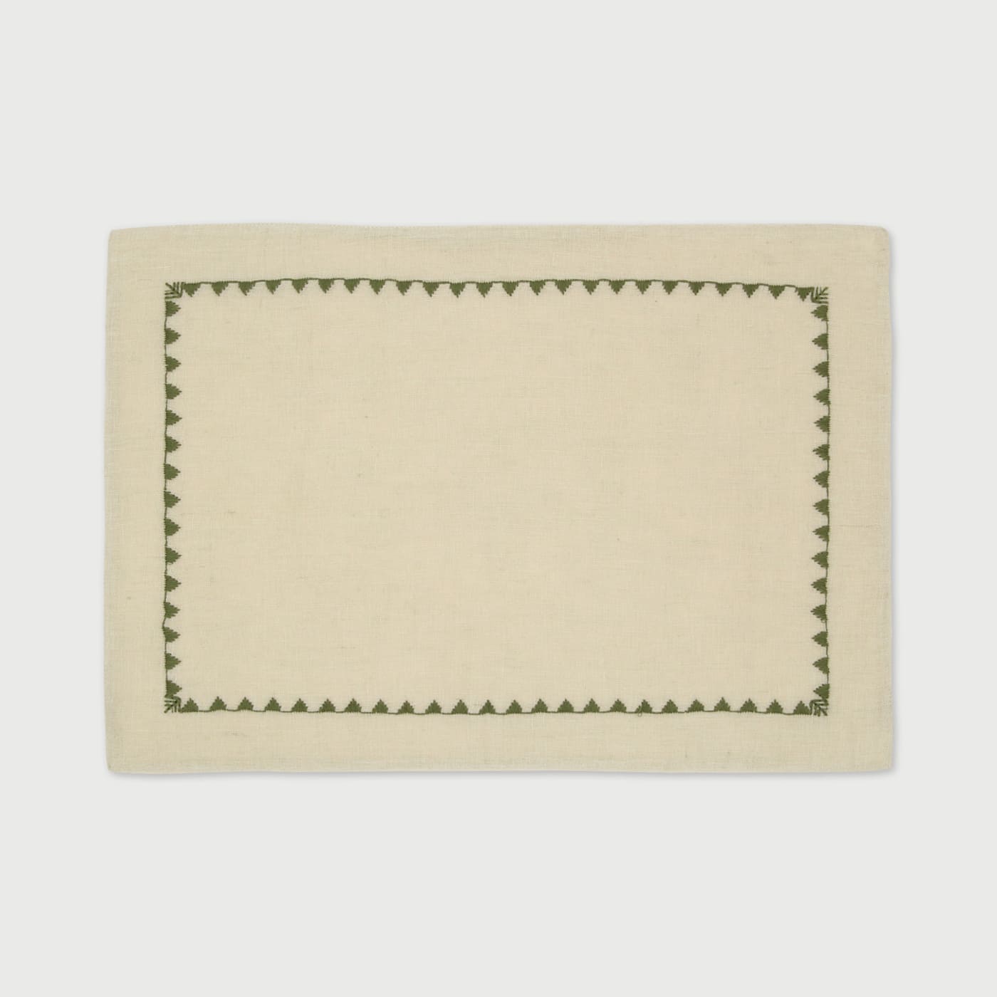 Mirage Pistachio Linen Table Mats | Set of 2