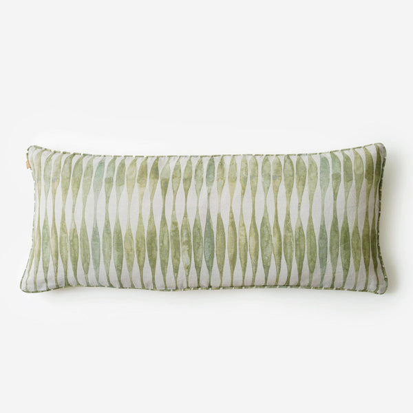 Ripple Sage Lumbar Linen