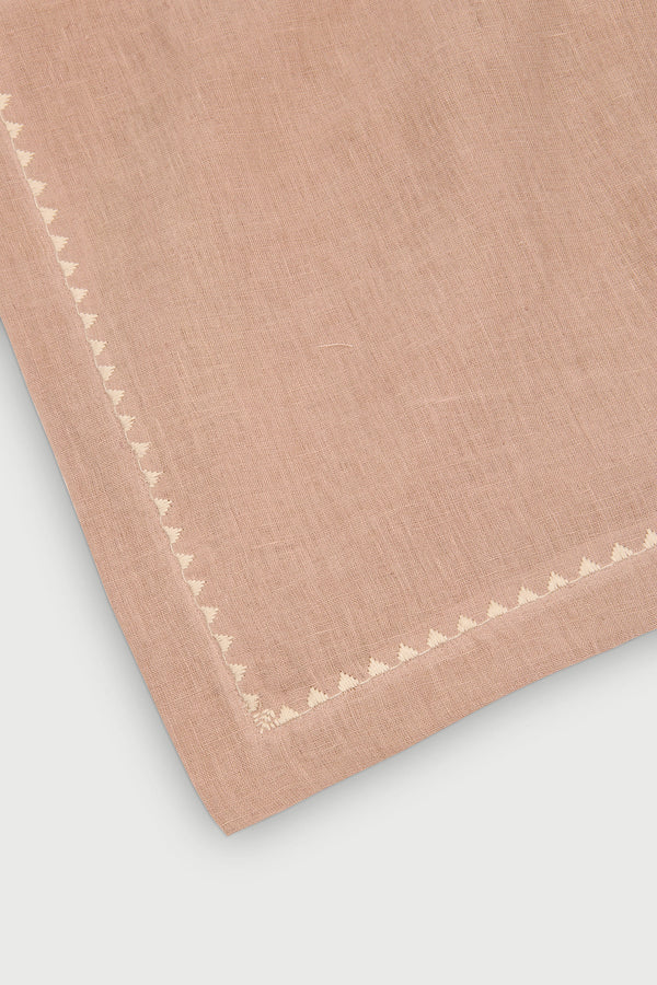 Mirage Rose Linen Table Runner