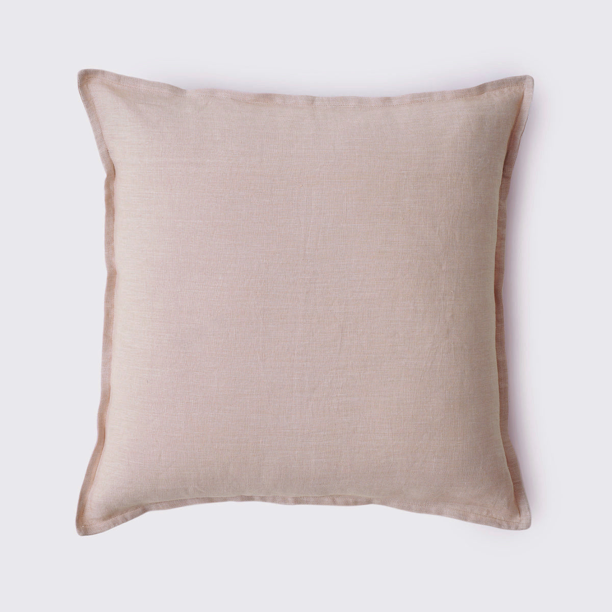 Soft Pink Linen Cushion Cover