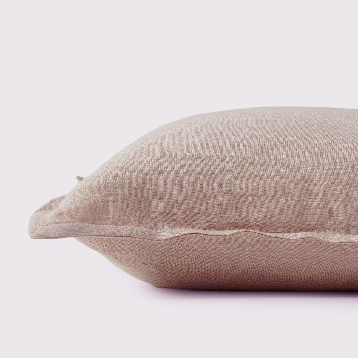 Soft Pink Linen Euro Sham