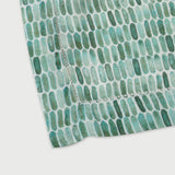 Speckle Teal Linen Table Runner