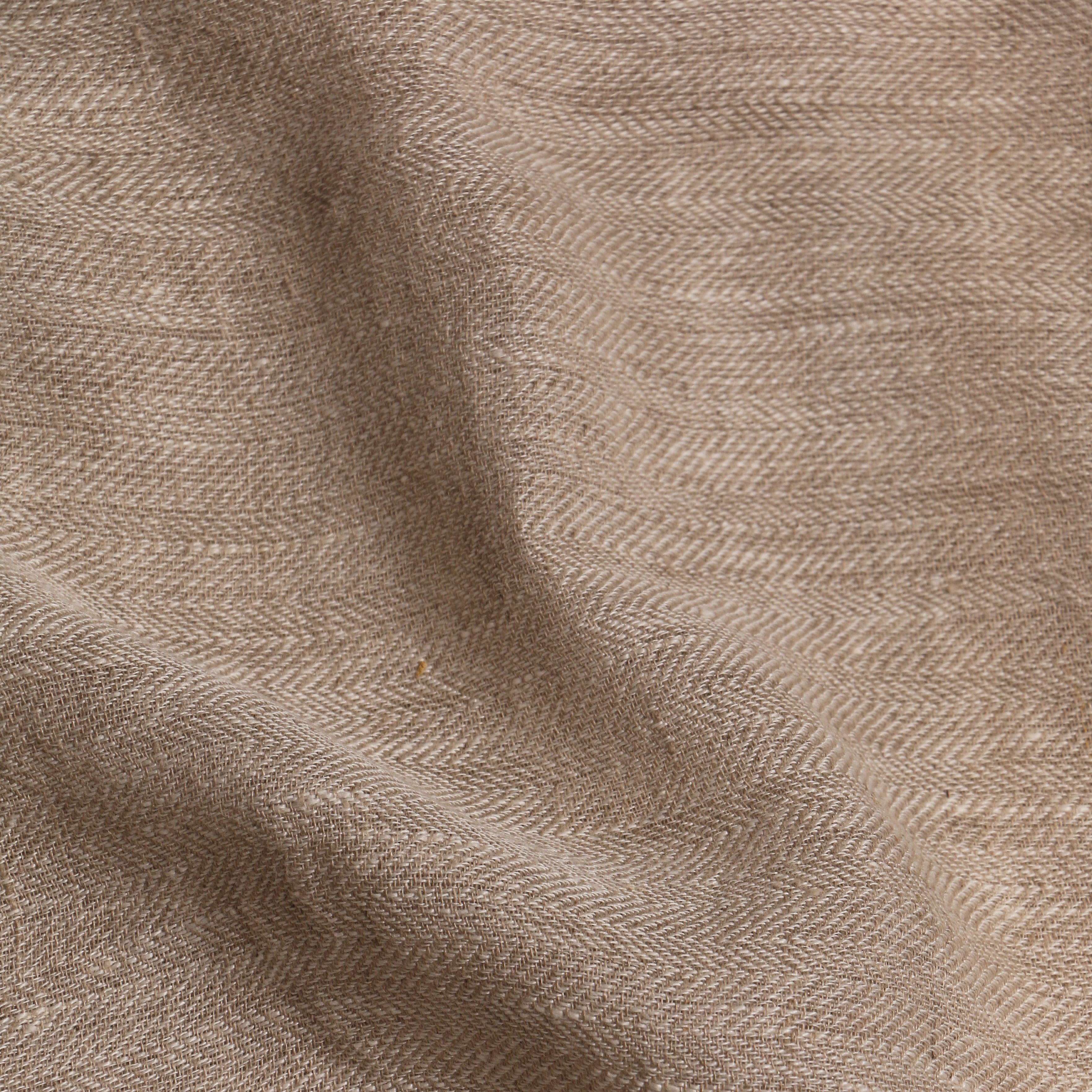 Herringbone Linen Blush Fabric