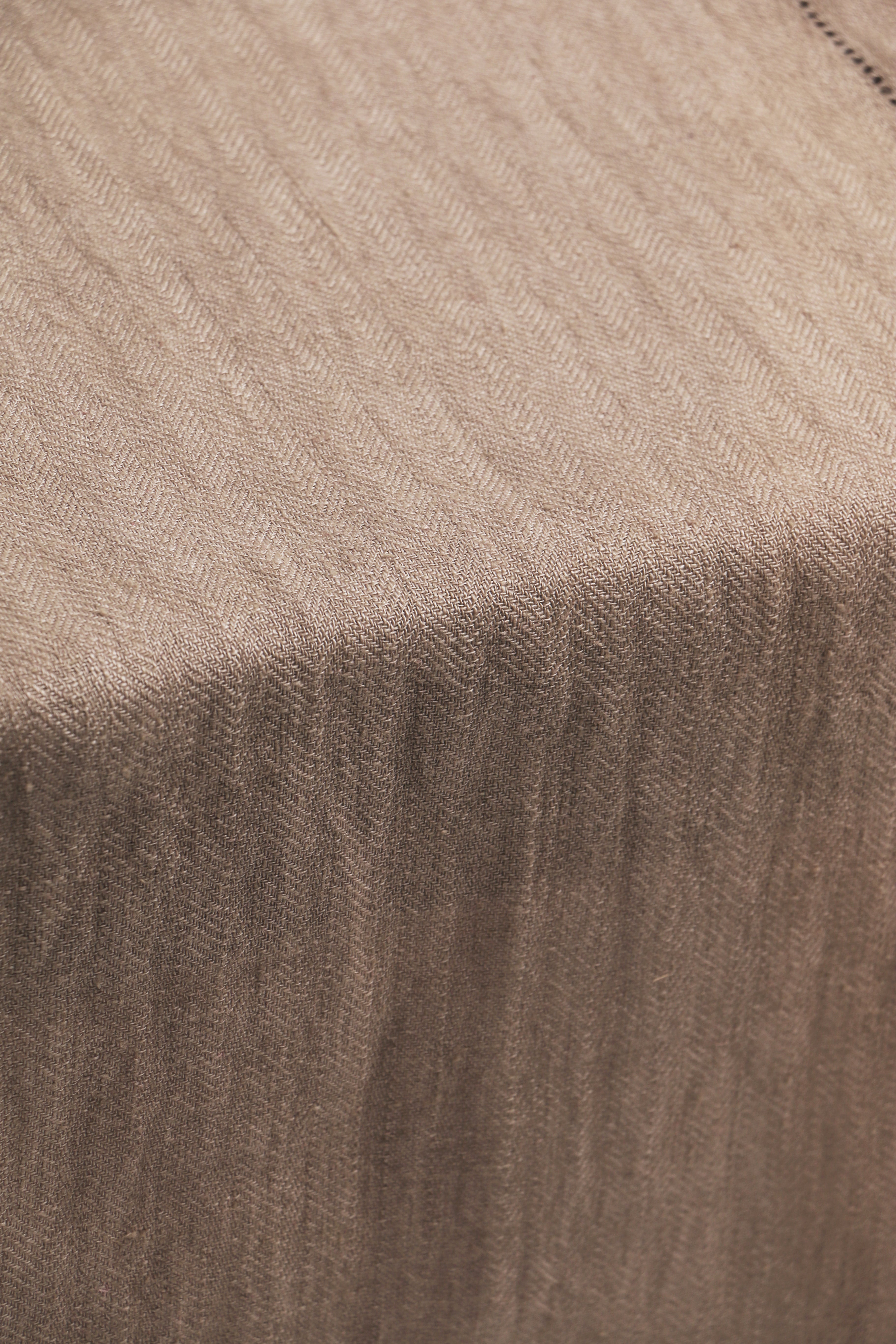 Herringbone Linen Blush Fabric