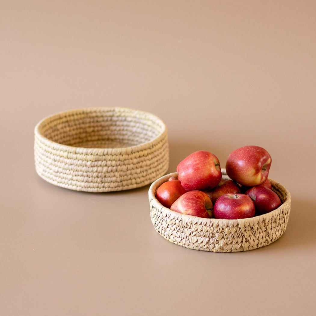 Round wicker  basket available at kolus India