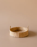 Handmade multi-purpose rattan tray by Kolus Home