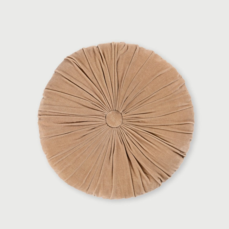 Cuddle Spice Velvet Round Cushion