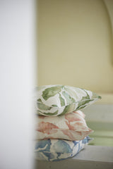 Cascade Green Linen Cushion Cover - Green