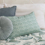 Speckle Teal Linen Cushion Cover