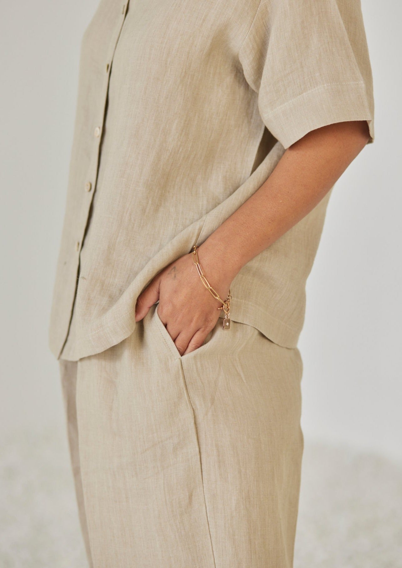 Oasis Linen Flax Pants