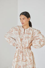 Peony Cascade Blush Dress