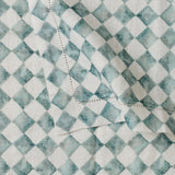 Checker Blue Table Mat