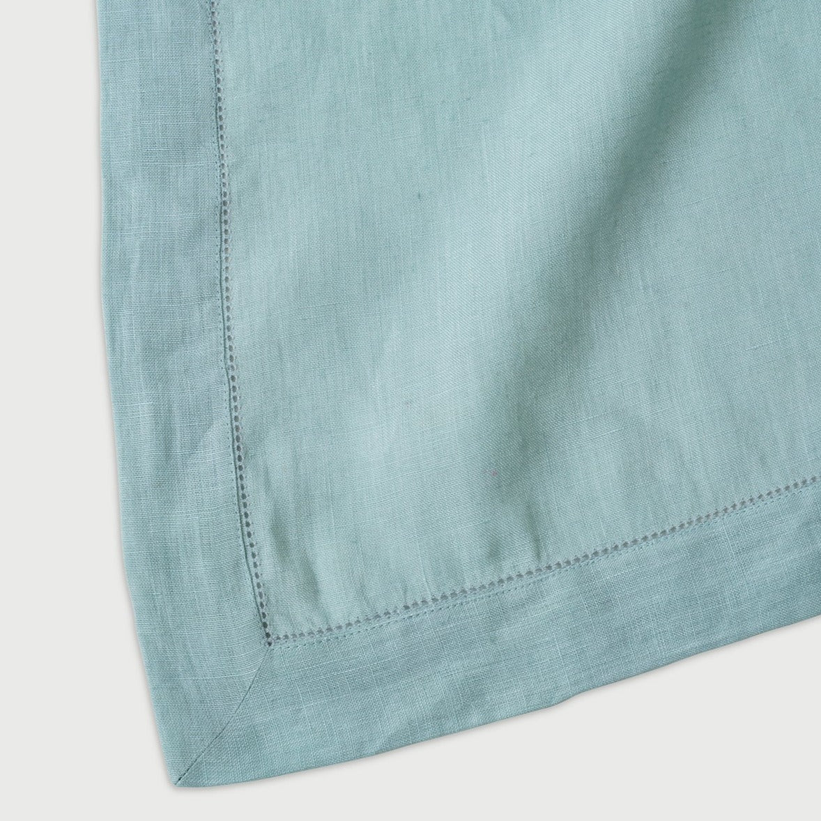 Powder Blue Linen Table Cover