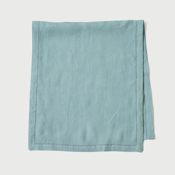 Powder Blue Linen Table Runner