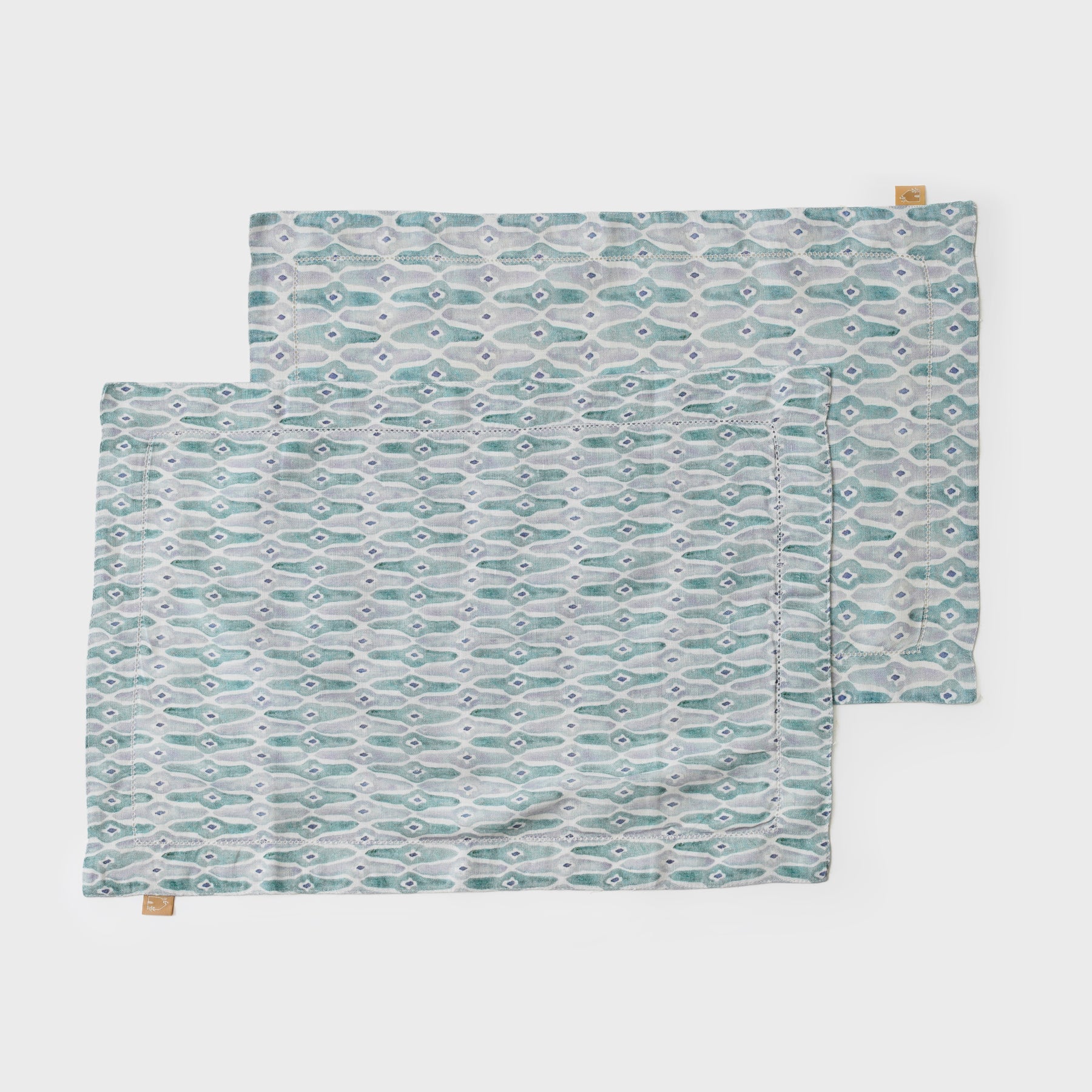 Mosaic Blue Table Mats | Set of 2